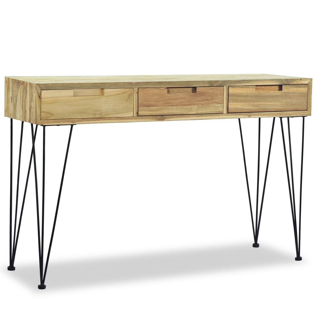 Solid Teak Console Table