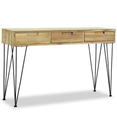 Solid Teak Console Table