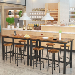 Copenhae Industrial Bar Table and Chairs Set