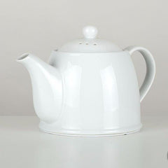 Shabby Chic White Teapot Lamp