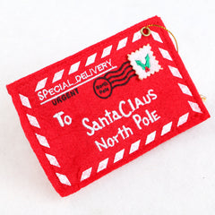 To Santa Claus Embroidered Envelopes