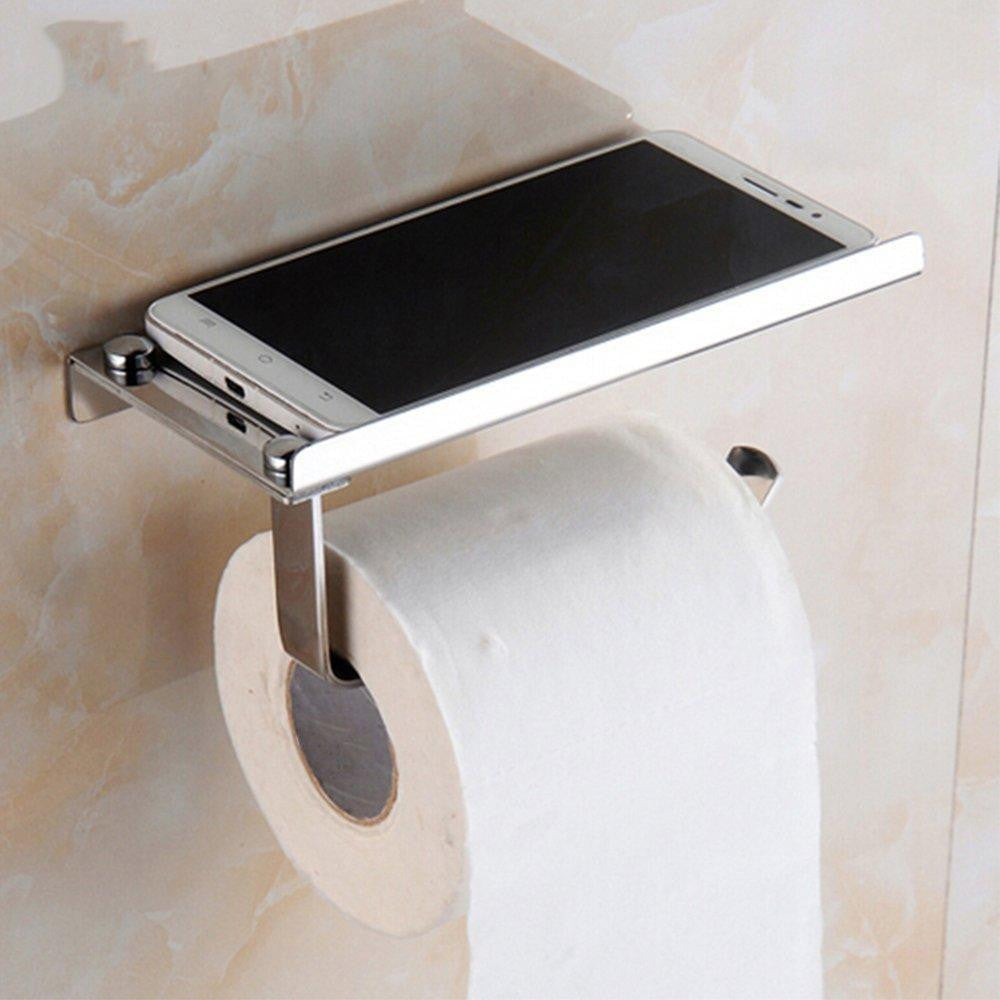 Toilet Roll & Phone Holder