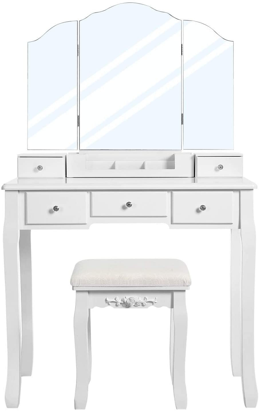 5 Drawer Dressing Table & Stool