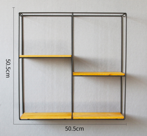 Retro Square Floating Wall Shelf