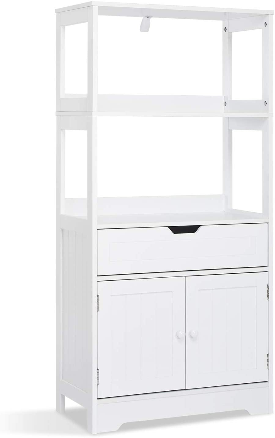 White Bathroom Storage Cabinet