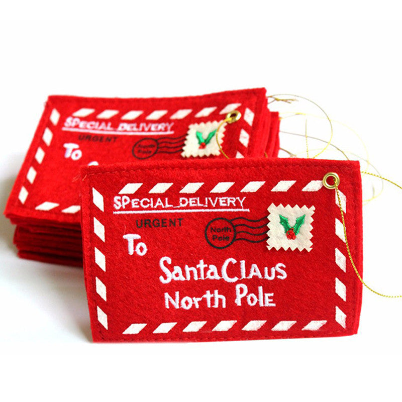 To Santa Claus Embroidered Envelopes