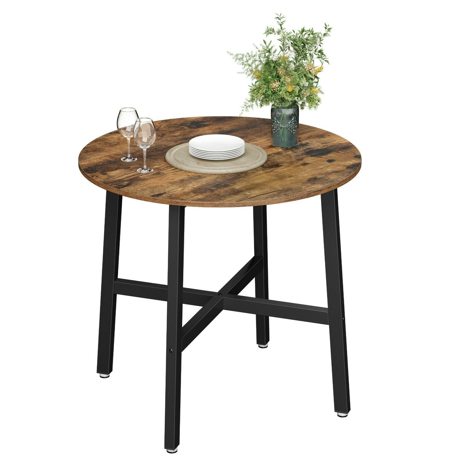 Rustic Rounded Dining Table