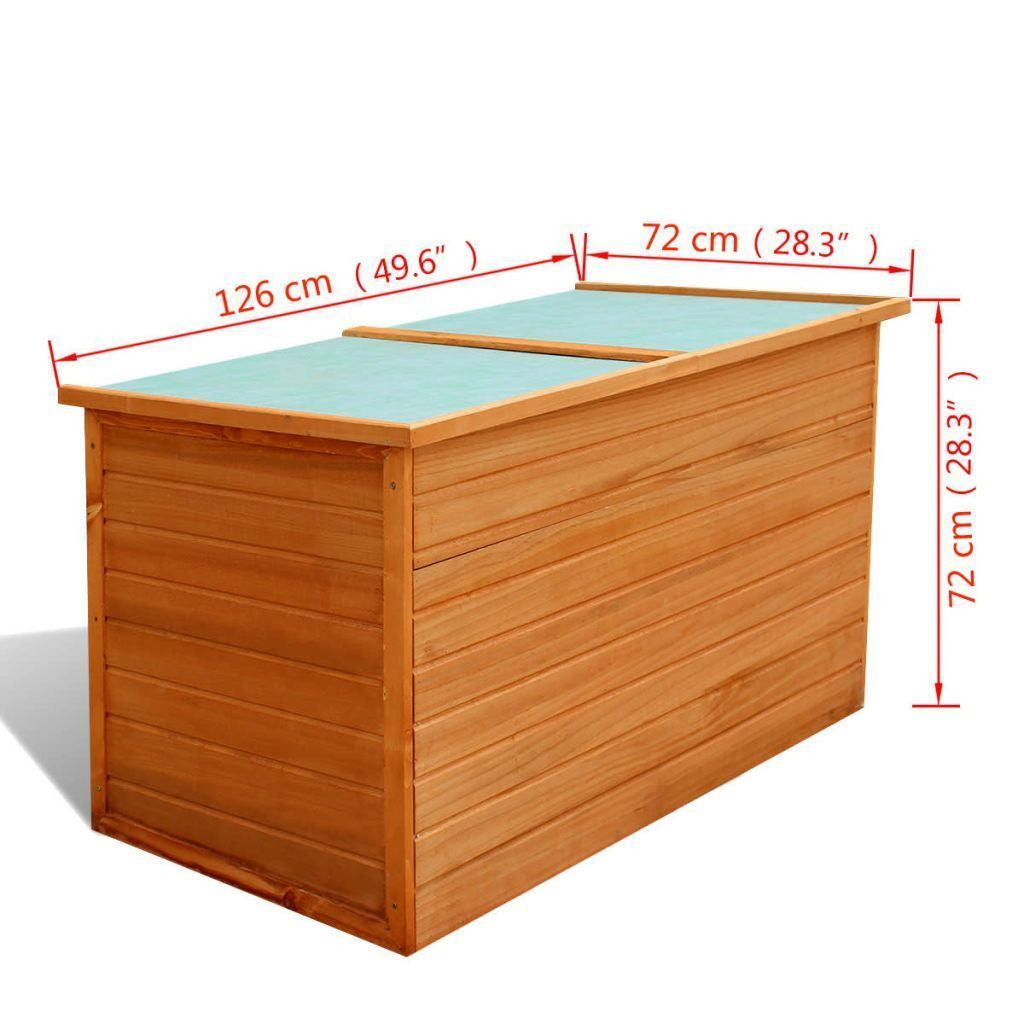 Wooden Garden Storage Box