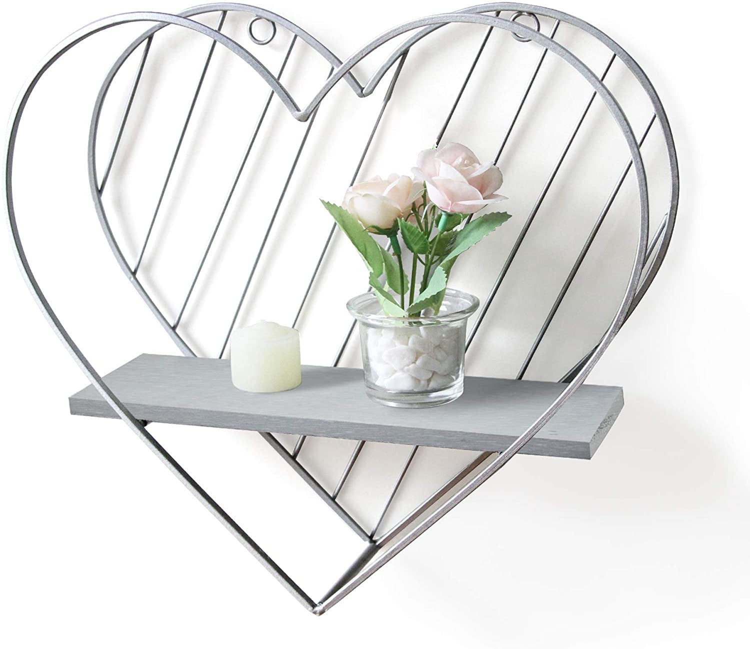 Heart Floating Shelves