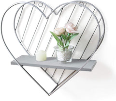 Heart Floating Shelves