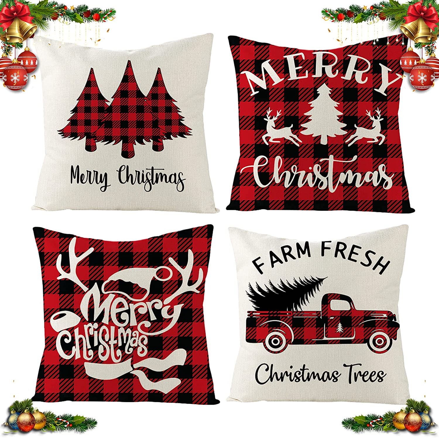 A Very Merry Christmas Cushion Set