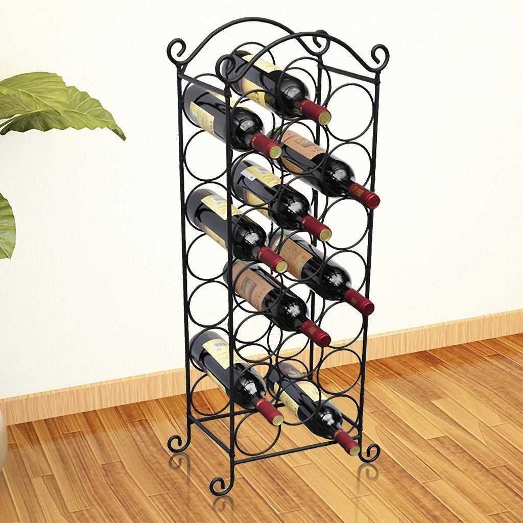 Wrought Iron Wine Rack