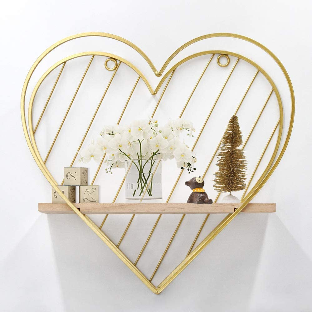 Heart Floating Shelves