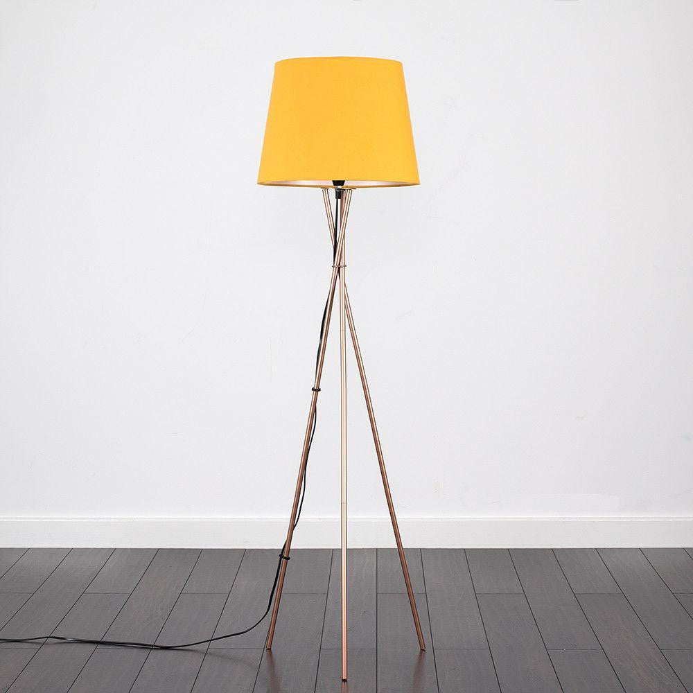 Tripod Copper Floor Lamp