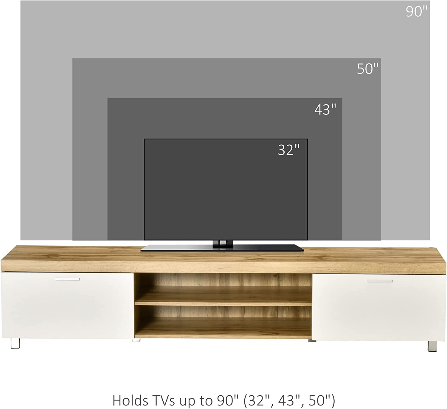 White & Light Brown Tecon Media Unit