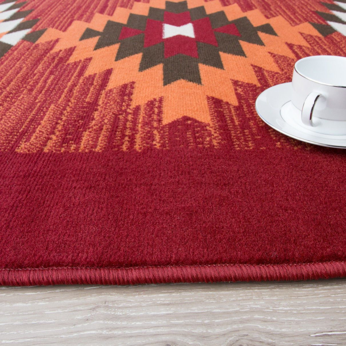 Red Aztec Rug