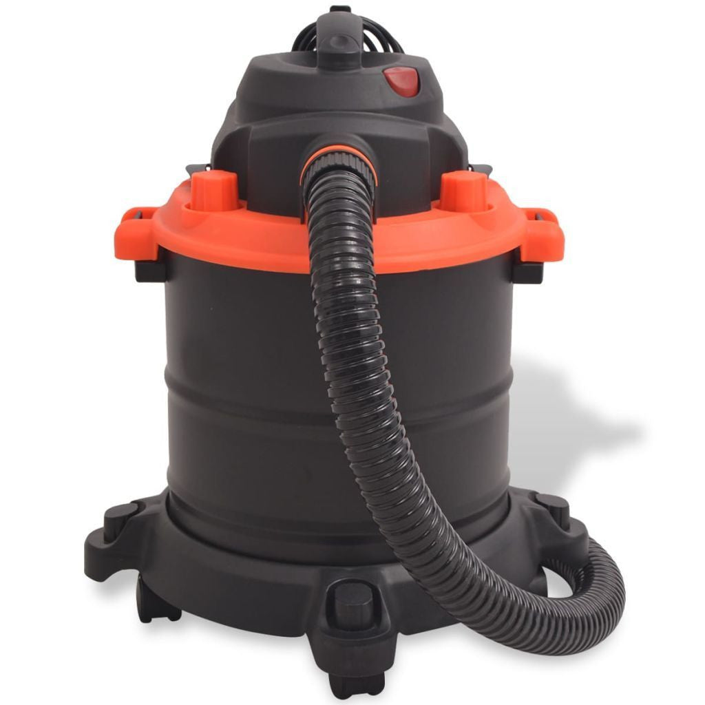 Black and Orange Ash Vacuum Cleaner 1200 W 20 L