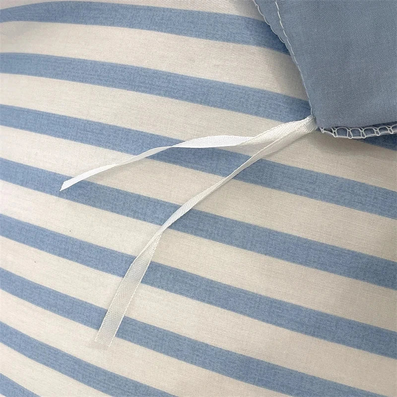 Blue Stripe Duvet Set