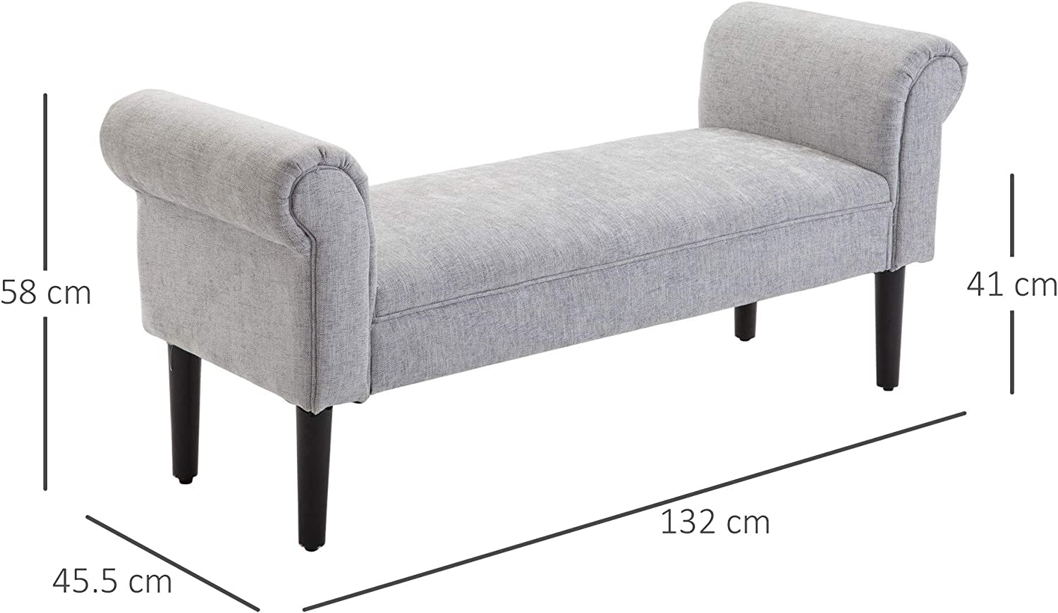 Grey Loveiz Chaise Longue