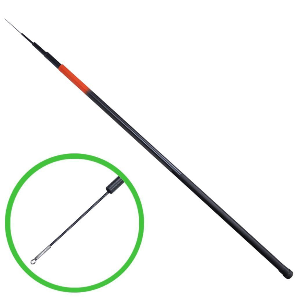 Eight Piece Fishing Set - Telescopic Rod, Landing Net