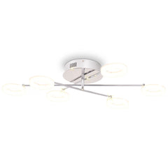 Warm White LED Ceiling Lamp with 6 Lights