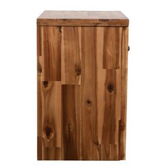 Solid Acacia Wood Bedside Table