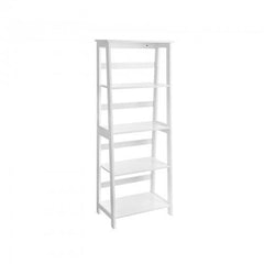 4 Tier White Storage Shelves