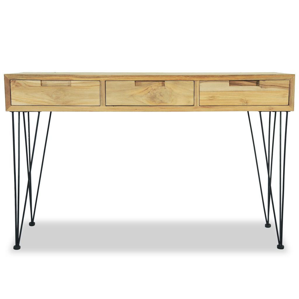 Solid Teak Console Table