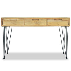 Solid Teak Console Table