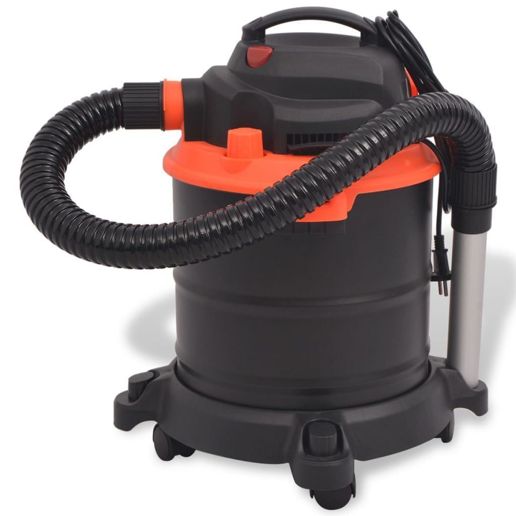 Black and Orange Ash Vacuum Cleaner 1200 W 20 L