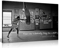 Muhammad Ali Inspirational Canvas