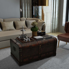 Wooden Chest Coffee Table