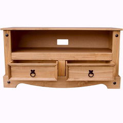 Solid Pine Wood TV Unit