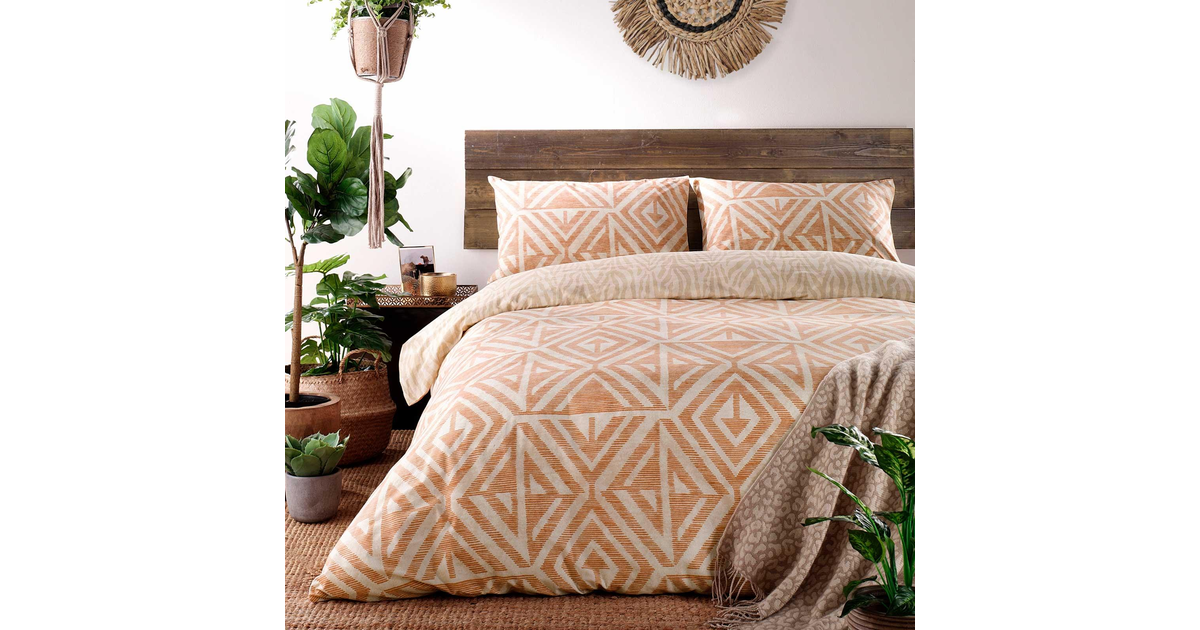 Geometric Print Duvet Set