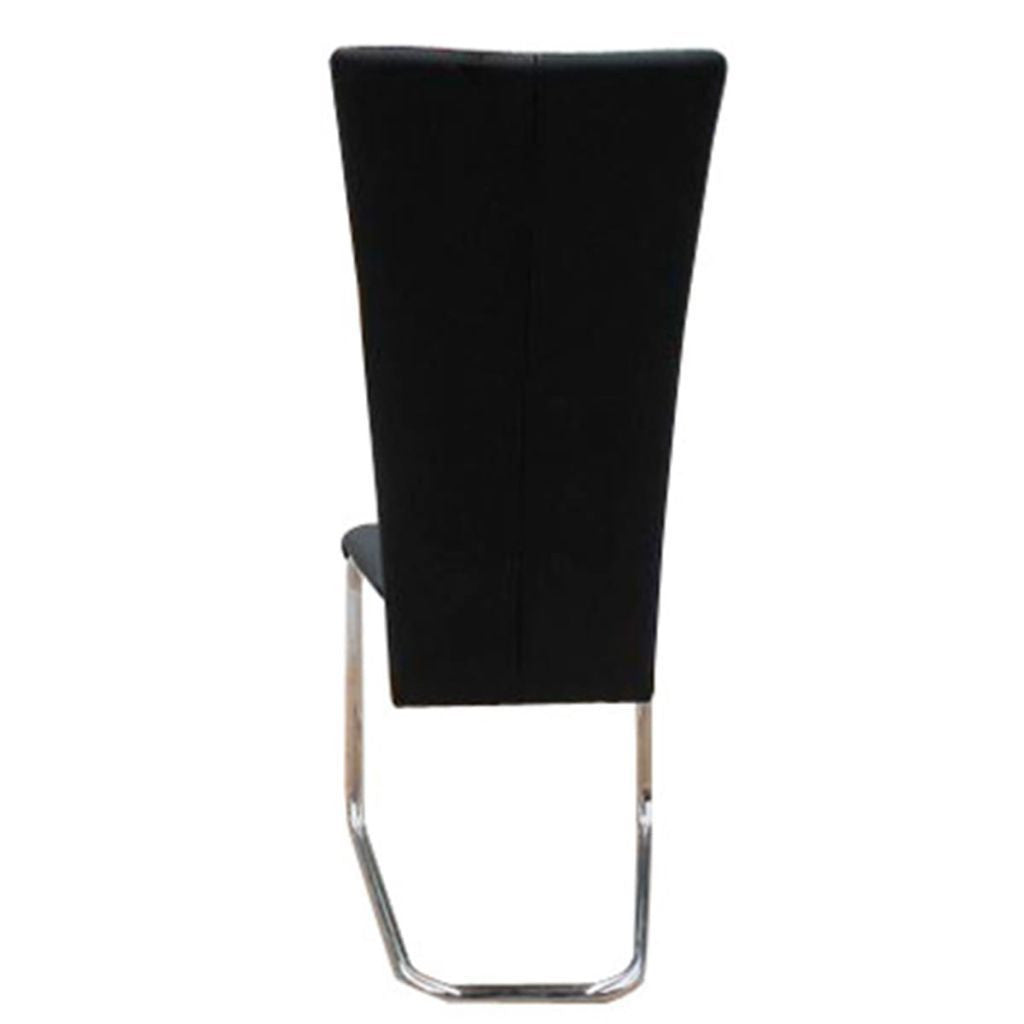 Set of 6 Black Dining Chairs