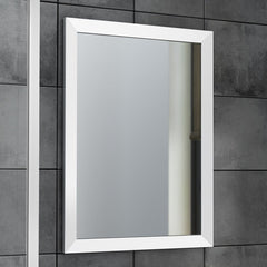 Modern Silver Framed Mirror