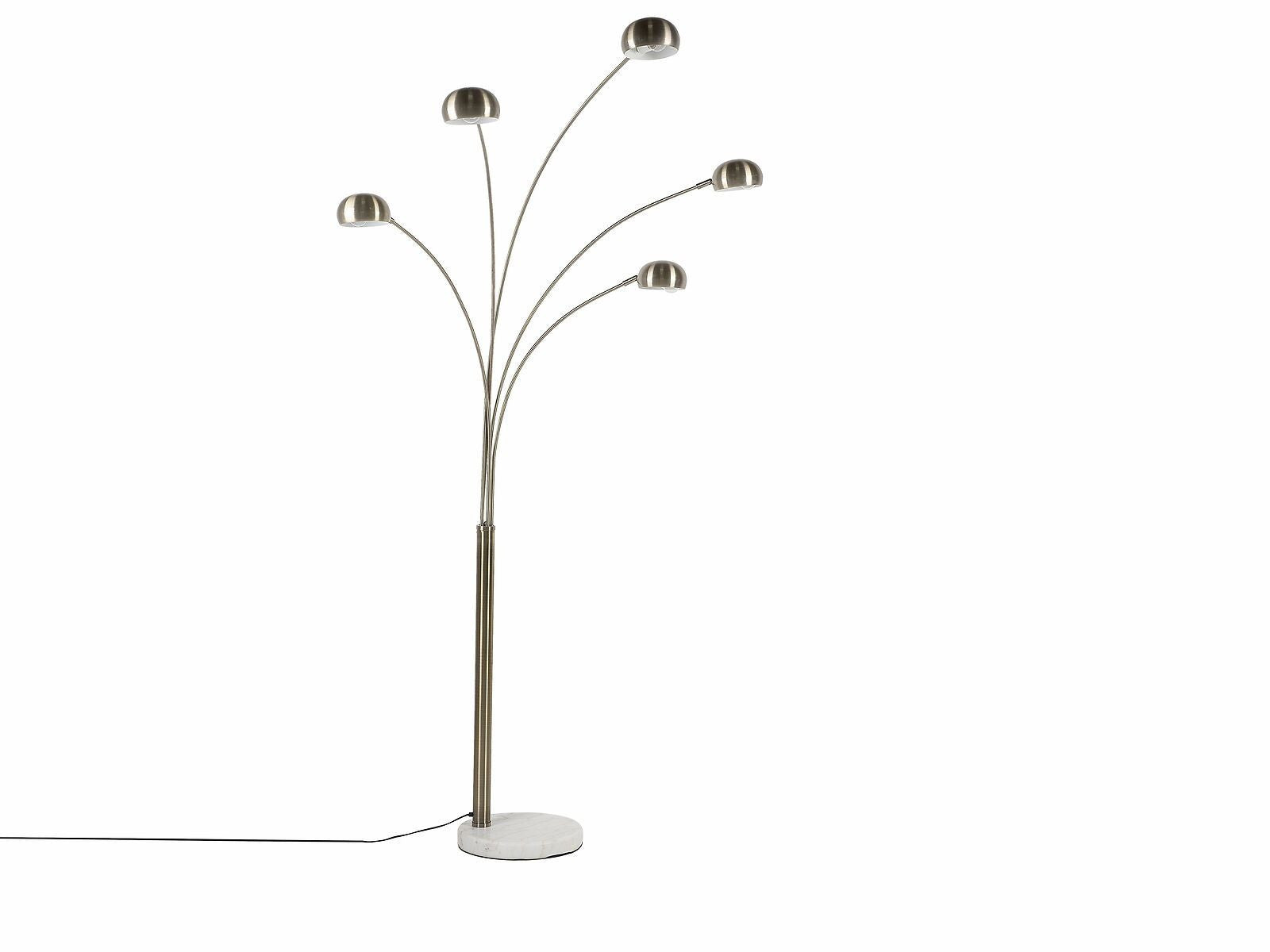 Modern Chrome Gold Spider Arms Adjustable Floor Lamp