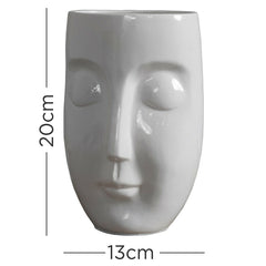 Modern Ceramic Face Lamp