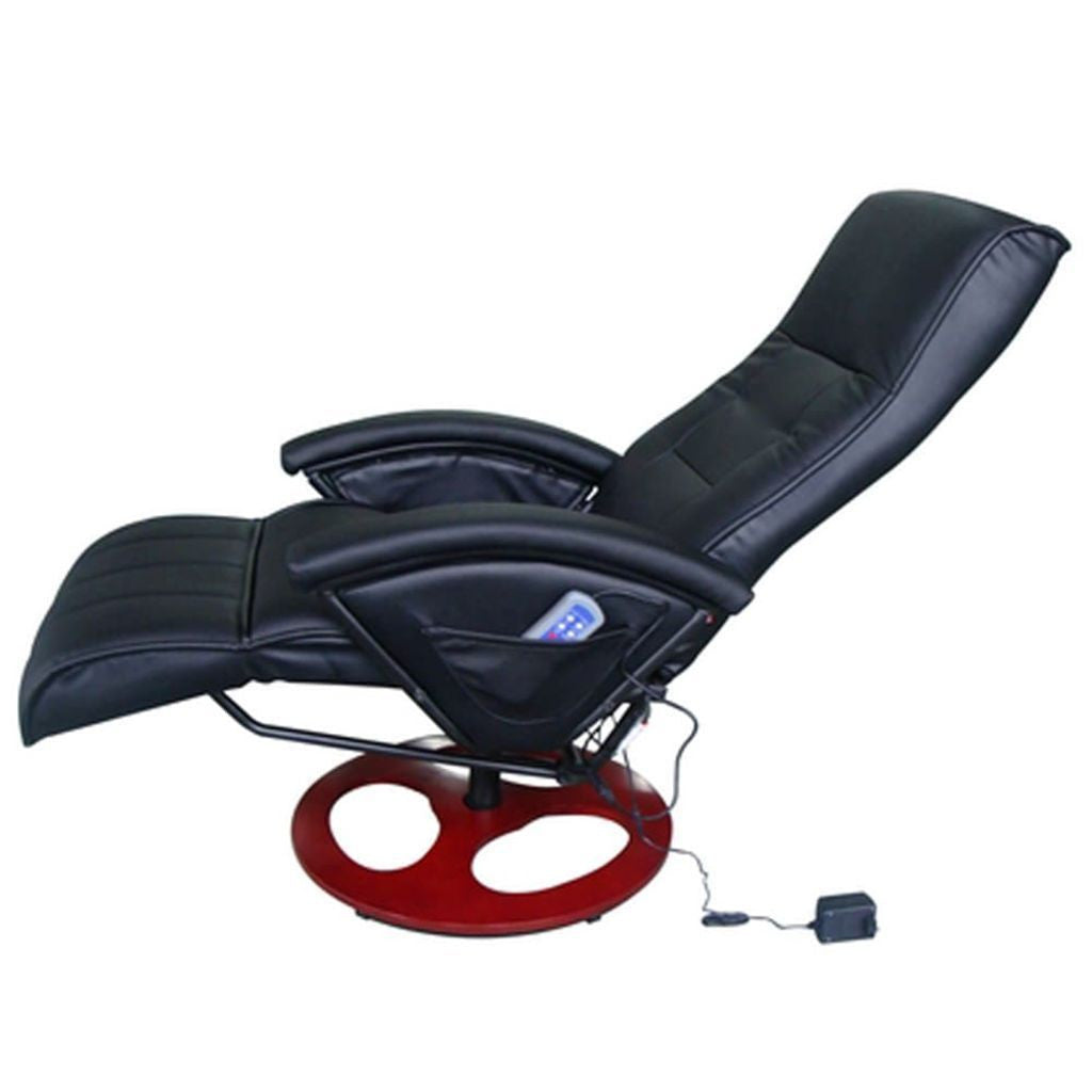 Black Electric Leather Massage Chair