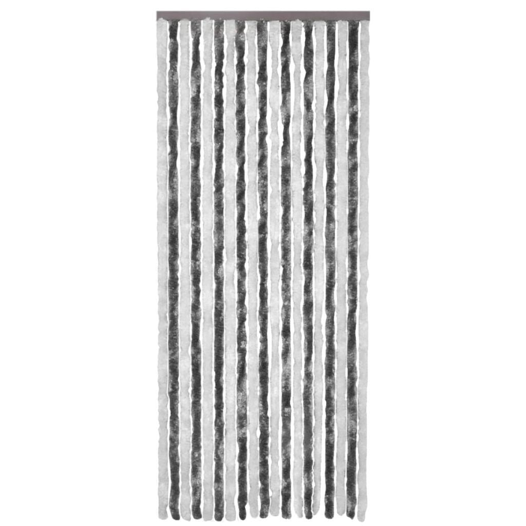 Grey-white Insect Curtain 90 x 220 cm