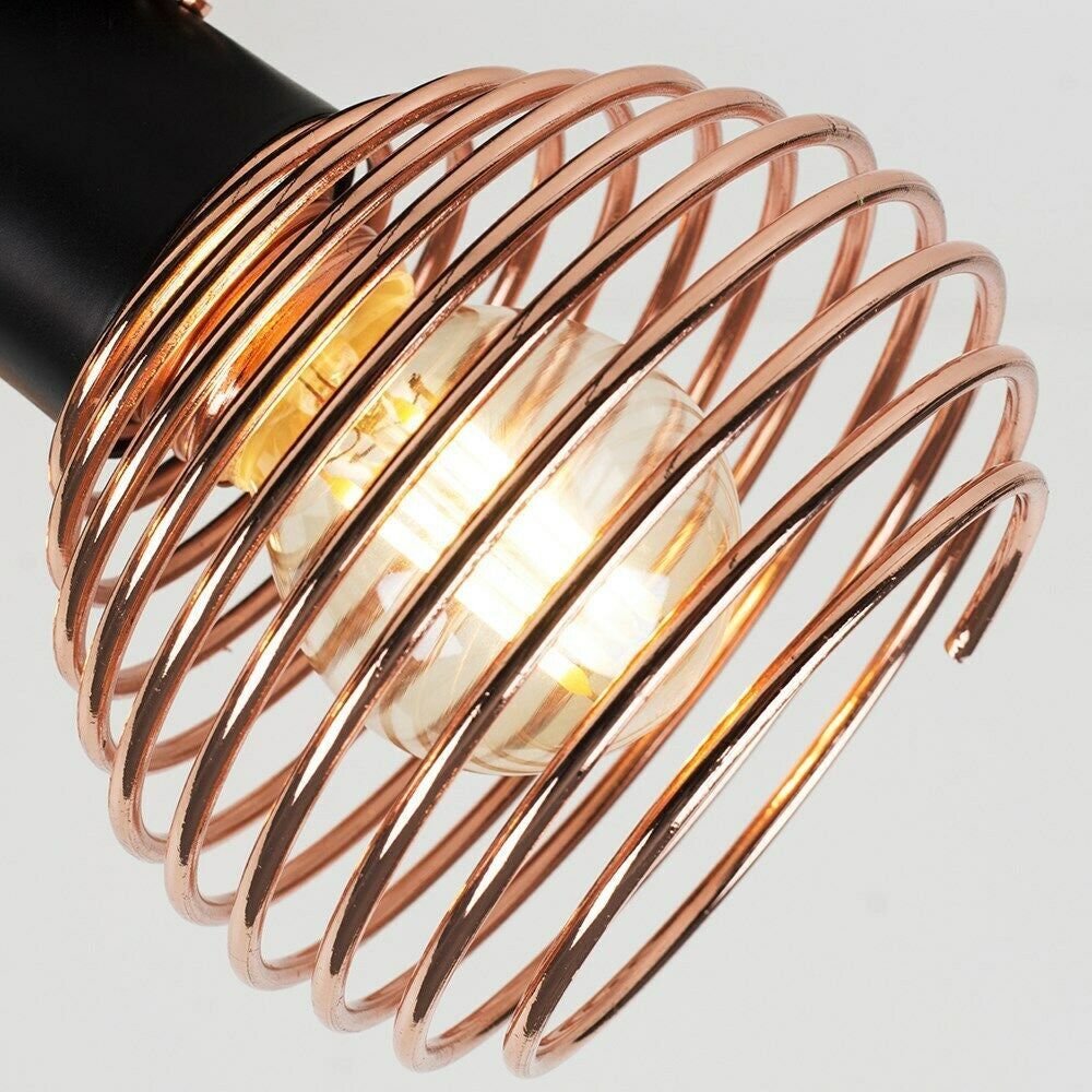 Copper Coil 3 Pendant Light