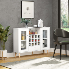 Francisco White 12 Bottle Console Unit