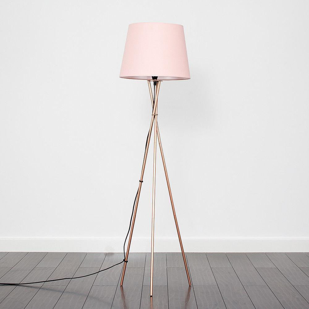 Tripod Copper Floor Lamp