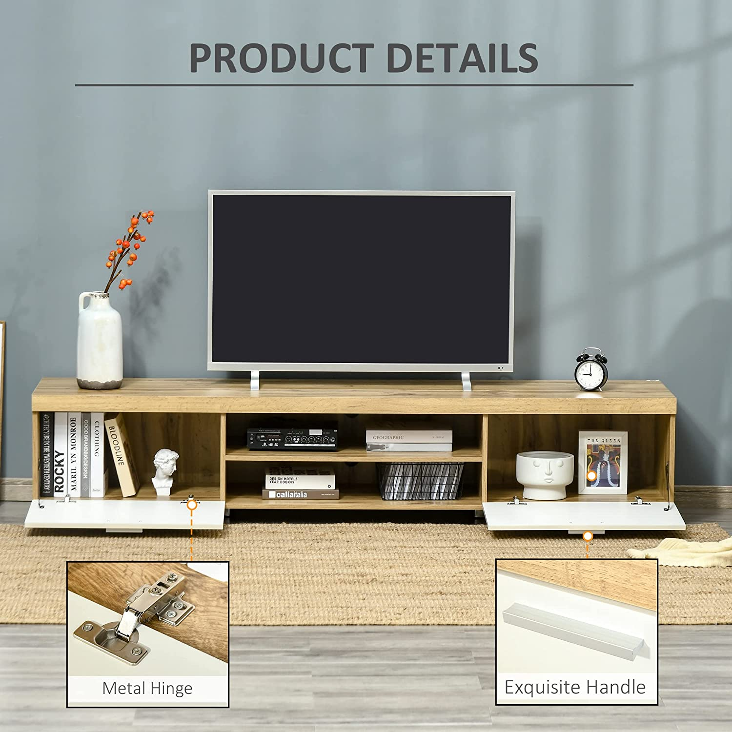 White & Light Brown Tecon Media Unit