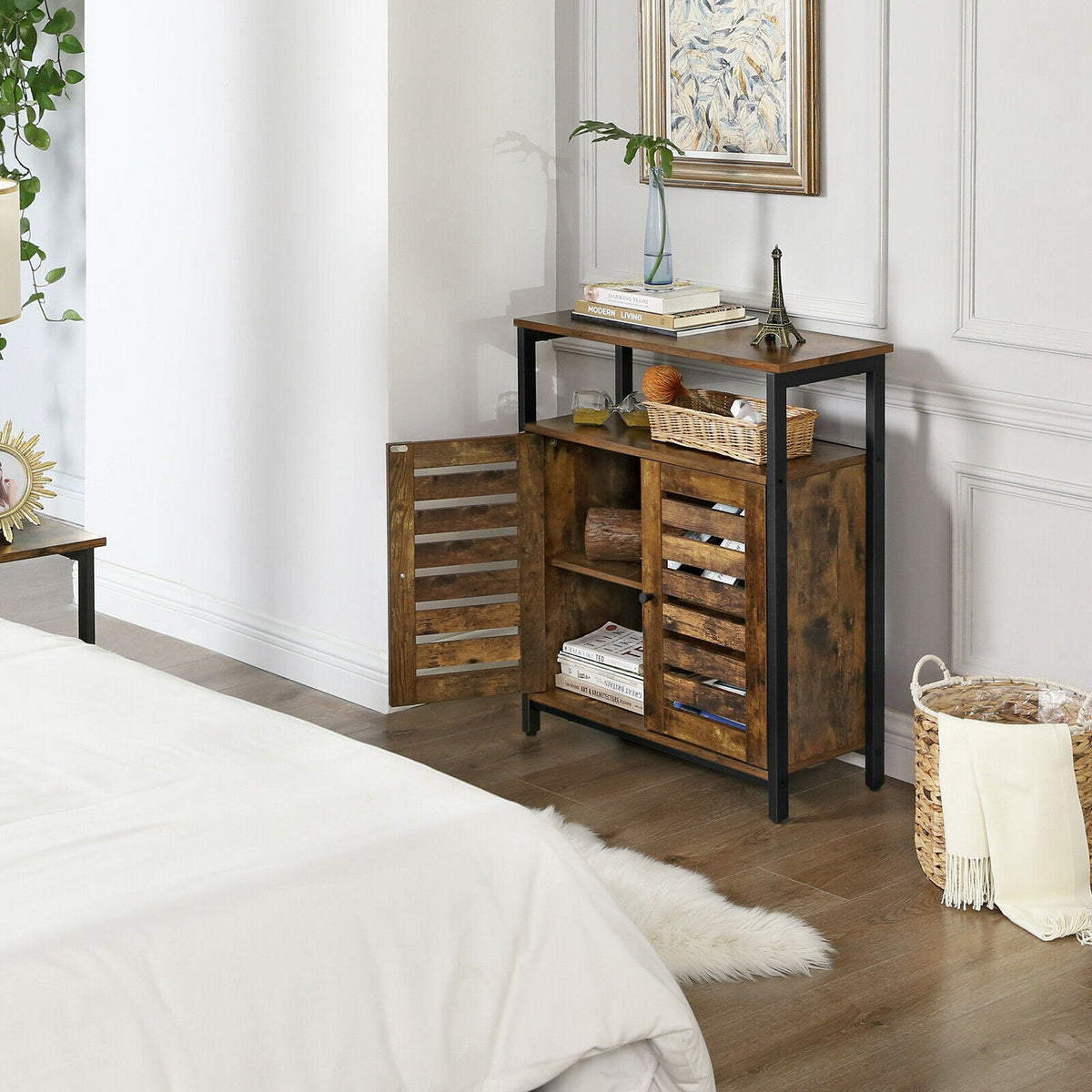 Rustic Double Door Standing Cabinet