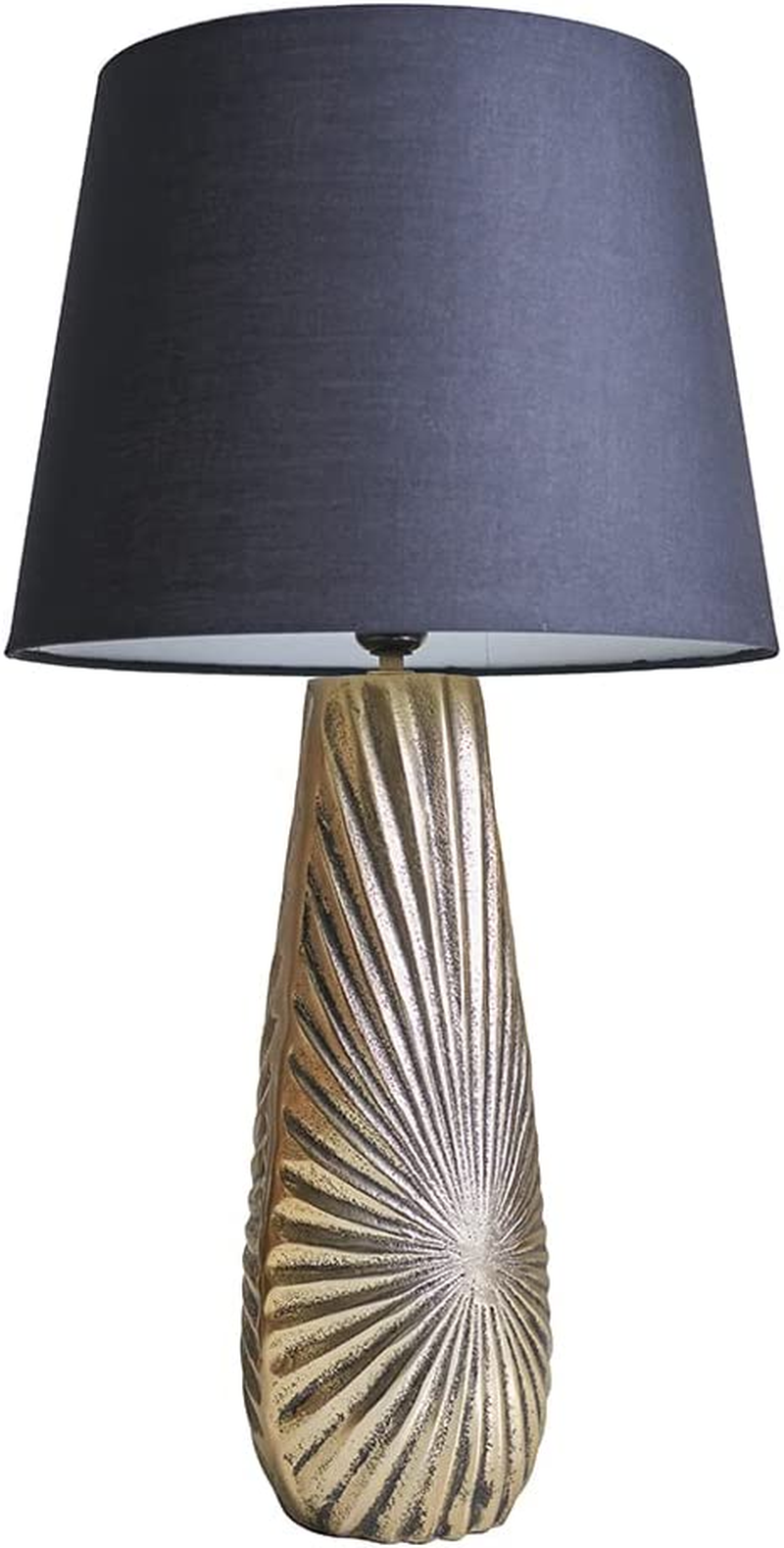 Large Brass Aztec Table Lamp