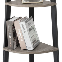 Rustic Industrial 4 Tier Corner Unit