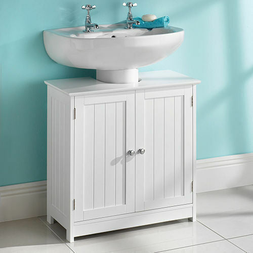 White Bathroom Sink Cabinet