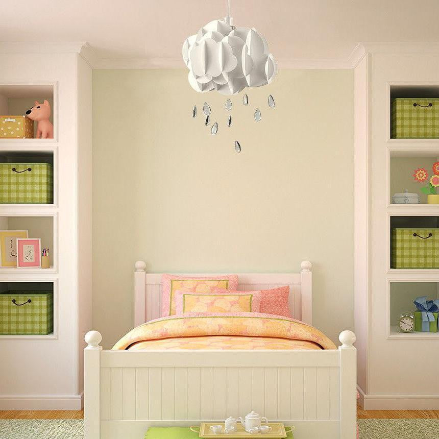 Childrens White Cloud Ceiling Light