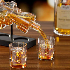 Revolver Glass Decanter Set